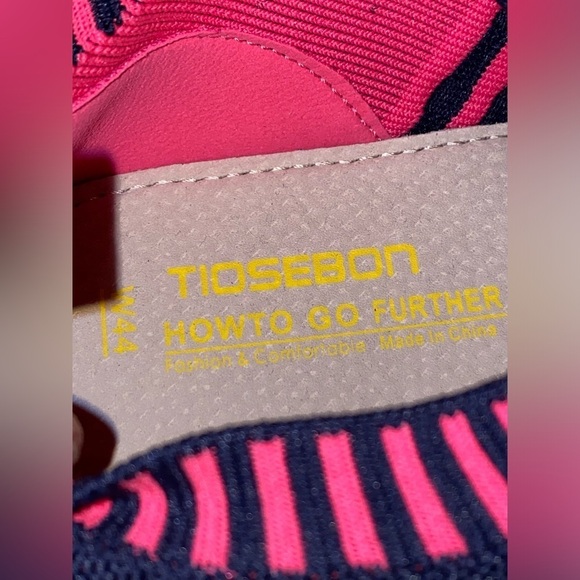 Women Size‎ 44 Knit Mesh Slip-On Sneaker Shoe Casual Walk Running Breathable - Picture 6 of 7